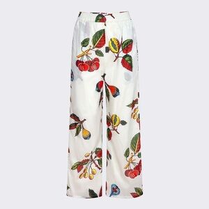 NEW Wray Stone Fruit High Waist Wide Leg Luna Pant Kitschy Artsy Boho Size Small